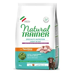 Natural Trainer Adult IDEAL WEIGHT/LIGHT M/M (balta mėsa) 3kg