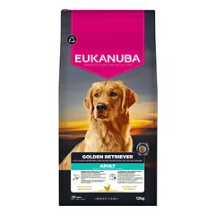 Eukanuba Dog Adult Golden Retriever su vištiena, sausas maistas šunims 12 kg