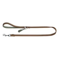 HUNTER pavadėlis šunims Portofino, Dydis: 15/110, Spalva: konjako spalvos/alyvuogių spalvos, Ilgis: 110 cm, Plotis: 1,5 cm — 3 nuotrauka