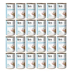BRIT Veterinary Diet Obesity Lamb&Pea šunų ėdalas 24x400g