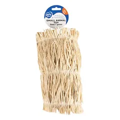 Duvo+ Spieltunnel mit Gras aus Leinen beige