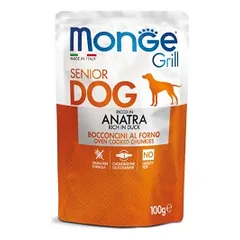 Monge Grill konservuotas pašaras šunims senjorams su antiena 100g