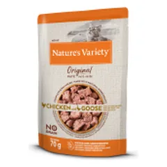 NATURE'S VARIETY Adult Cat konservai su vištiena ir žąsiena katėms