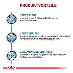 Royal Canin Veterinary Canine Skin Care sausas maistas šunims, > 10 kg — 3 nuotrauka