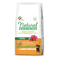 Natural Trainer DOG SENSITIVE NO GLUTEN ADULT MINI LAMB sausas pašaras šunims