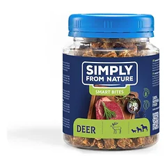 SIMPLY FROM NATURE Smart Bites Elnienos dresuotojai šunims 130 g
