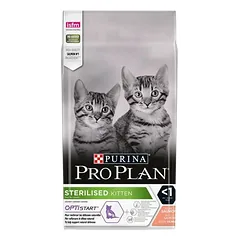 PROPLAN – sterilizuotų kačiukų sausas maistas su lašiša – Purina Propla