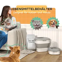 Šunų ėdalo indas 25 l — 4 nuotrauka