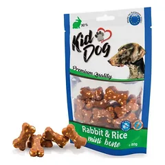 KIDDOG Bones kauliukai triušiena su ryžiais 80g