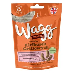 WAGG su kepamų dešrelių skonio 6x125 g skanėstai šunims
