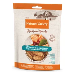 Natures Variety SUPERFOOD skanėstai su lašiša 85g