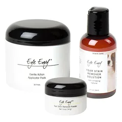 Eye Envy Tear Stain Remover Starter Kit - ašarų dėmių šalinimo kosmetikos rinkinys šunims