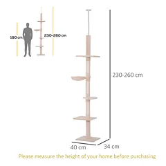 Kačių draskyklė 230–260 cm — 3 nuotrauka