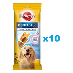 PEDIGREE DentaStix (didelės veislės) dantų priežiūros skanėstas šunims 70 vnt. - 10x270g