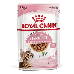 Royal Canin Sterilised Kitten padaže, drėgnas maistas kačiukams — 2 nuotrauka