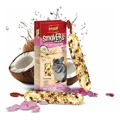 Vitapol Smakers Snack with Coconut & Rose Petals for Chinchillas 90 g