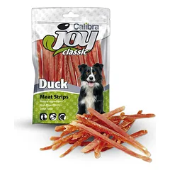 CALIBRA Joy Dog Classic Duck Strips skanėstai šunims su antiena, 80 g 