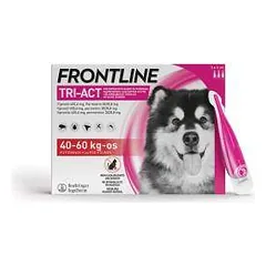 Frontline Tri-Act XL antiparazitinis užlašinamasis tirpalas 40-60 kg šunims, 3 vnt.