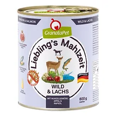 GranataPet Liebling's Mahlzeit mišrus rinkinys, drėgnas maistas šunims 6 x 800 g — 3 nuotrauka