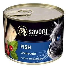 Savory drėgnas maistas katėms su žuvimi, 100 - 199 g — 3 nuotrauka