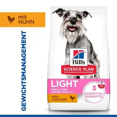 Hill's Science Plan Mature Adult 7+ Small & Mini Light su vištiena, sausas maistas šunims — 3 nuotrauka