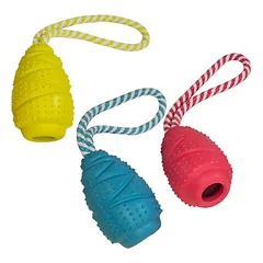 Nobby Hundespielzeug Jumper mit Seil aus Vollgummi