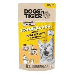 Dogs'n Tiger Cat drėgnas maistas katėms 12 x 125 g — 2 nuotrauka