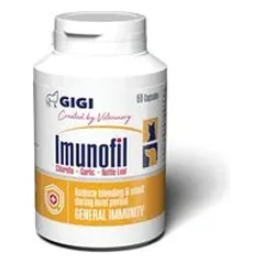 Gigi Imunofil pašaro papildas imunitetui tabletėmis, šunims ir katėms, N60