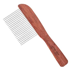 Show Tech sturdy wooden comb for long-haired dog breeds