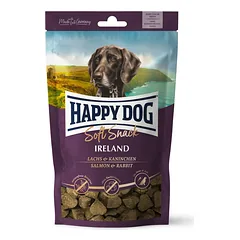 HAPPY DOG Soft Snack Ireland 100 g lašiša ir triušis
