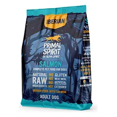 PRIMAL IBERIAN Salmon sausas maistas šunims su lašiša 1kg