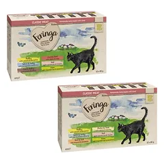 Feringa Classic Meat Menü Pouch drėgnas maistas katėms, ekonominė pakuotė 48 x 85 g — 5 nuotrauka