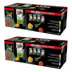SHEBA Nature's Collection Selection of Flavours in sauce drėgnas visavertis maistas suaugusioms katėms 80x85 g