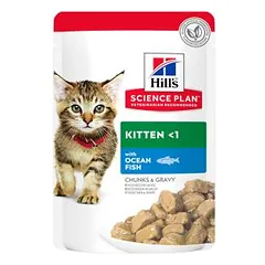 Hills Science Plan Kitten Ocean Fish drėgnas maistas kačiukams, 85 g photo