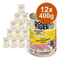 Sparpaket Dogs'n Tiger Schlemmermenü 12 x 400 g