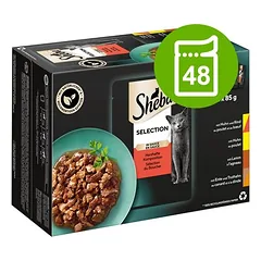 Megapack Sheba Varietäten Frischebeutel 48 x 85 g