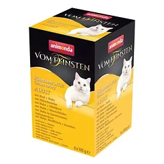 animonda vom Feinsten Adult mišrus rinkinys 6 x 100 g, drėgnas maistas katėms