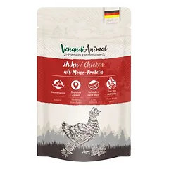 Venandi Animal Monoprotein drėgnas maistas katėms 12 x 125 g — 2 nuotrauka