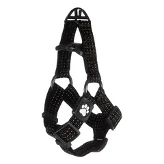 Flamingo petnešos šunims Step & Go Zorba, juodos, L / Plotis: 32 mm — 3 nuotrauka