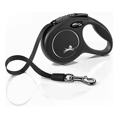 Flexi Classic juostelinis pavadis, XS, iki 12kg 3m, juostelinis, raudonos spalvos — 3 nuotrauka