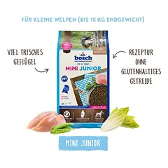 Bosch Mini Junior 15 kg parduotuvėje zooplus.de