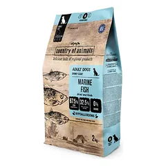 COUNTRY OF ANIMALS Dog Marine Fish M 2 kg jūros žuvys, sausas maistas šunims