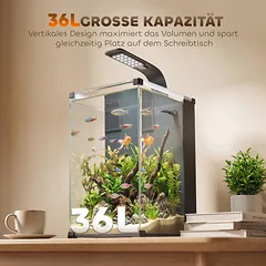 Akvariumas 36 l — 5 nuotrauka