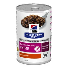 Hills Prescription Diet Gastrointestinal Biome su vištiena 370 g konservuota šunų maisto