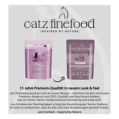 catz finefood 6 x 300 g, drėgnas maistas katėms — 2 nuotrauka