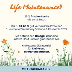 Almo Nature Life Maintenance Adult su lašiša ir ryžiais Small, sausas maistas šunims, 2 kg — 2 nuotrauka