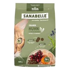 SANABELLE Grande Vištiena 400 g didelių veislių katėms