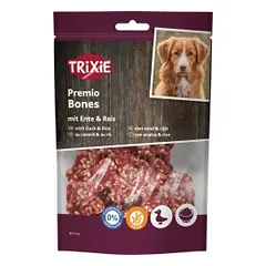 Trixie Premio Rice Duck Bones 80 g parduotuvėje akvanamai.lt