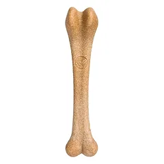 Žaislas kaulas guminis su bambuko pluoštu 14,5cm photo