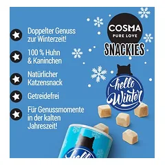 Cosma Snackies su vištiena ir triušiena, skanėstai katėms — 2 nuotrauka